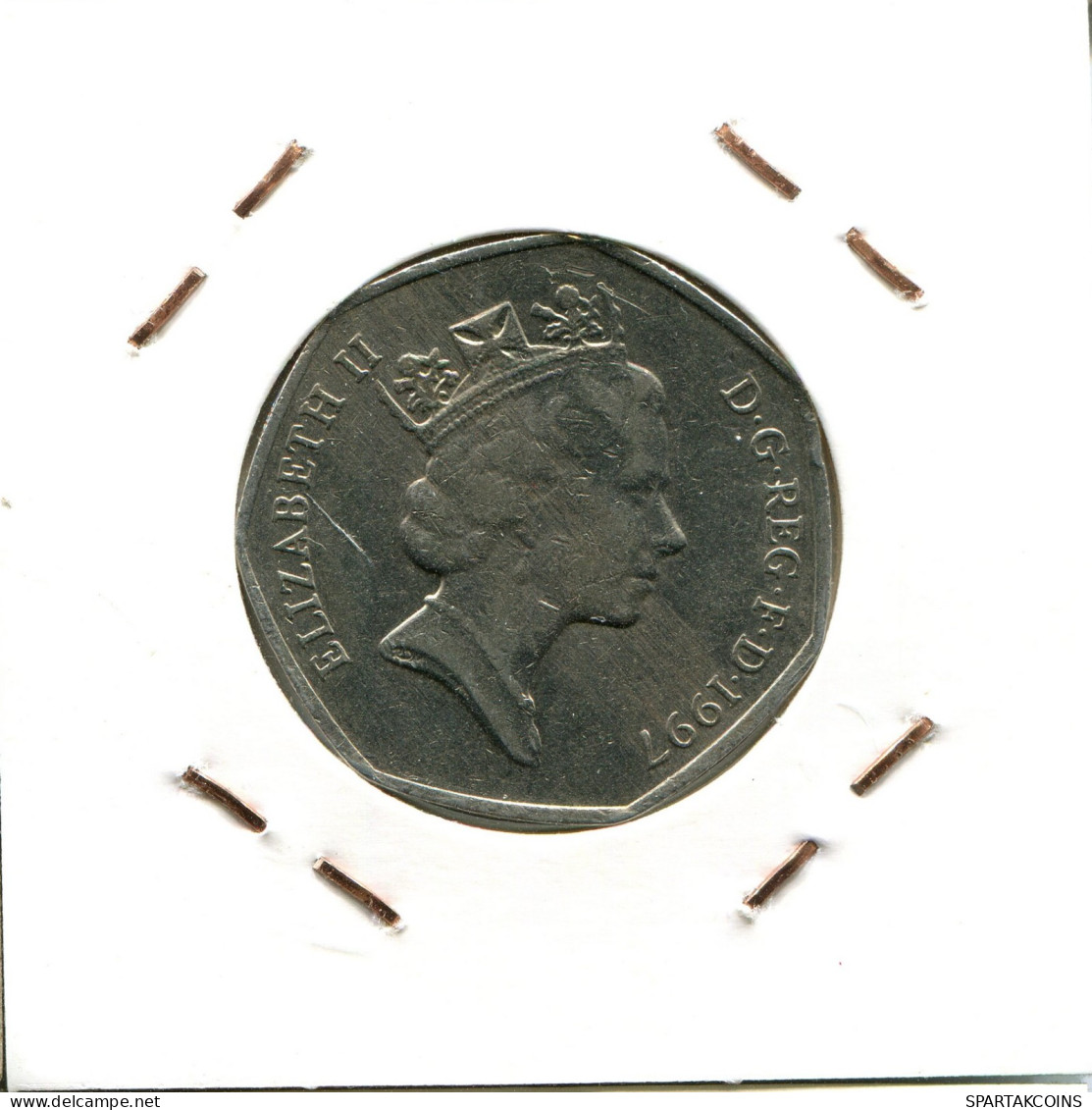 50 PENCE 1997 UK GROßBRITANNIEN GREAT BRITAIN Münze #AW231.D.A - 50 Pence