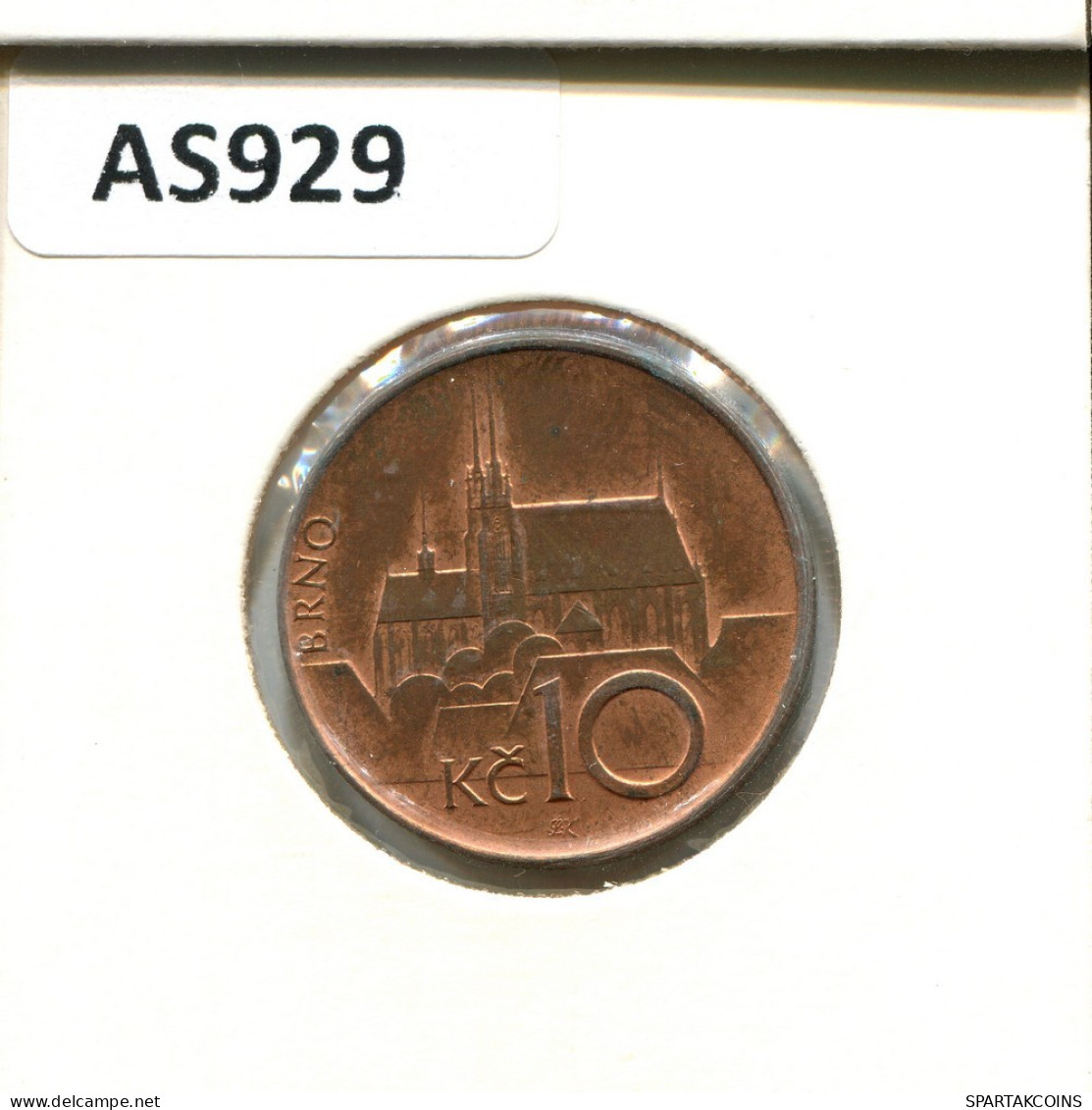 10 KORUN 1996 CZECH REPUBLIC Coin #AS929.U.A - Tsjechië