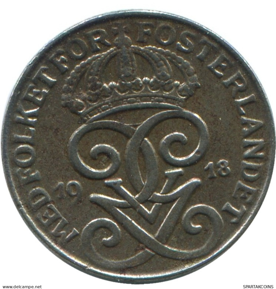 1 ORE 1918 SUECIA SWEDEN Moneda #AD161.2.E.A - Suecia