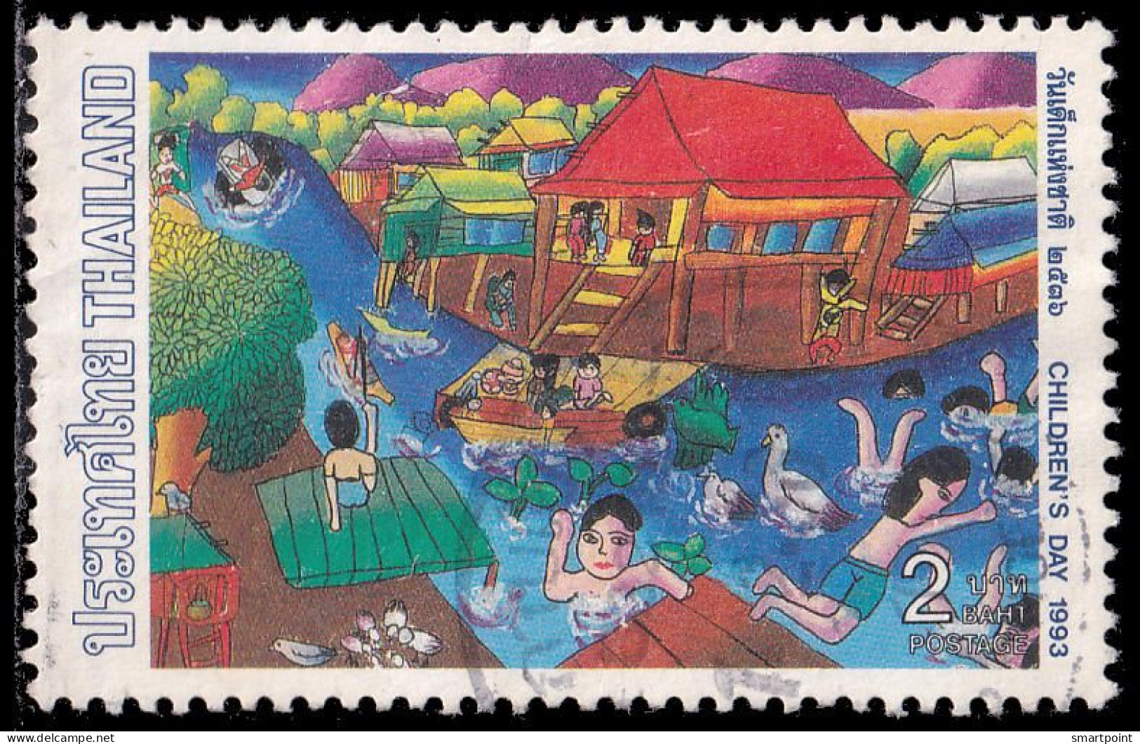 Thailand Stamp 1993 Children's Day 2 Baht - Used - Thaïlande