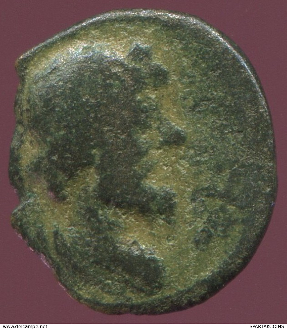 WREATH Antiguo Auténtico Original GRIEGO Moneda 1.2g/14mm #ANT1458.9.E.A - Griechische Münzen
