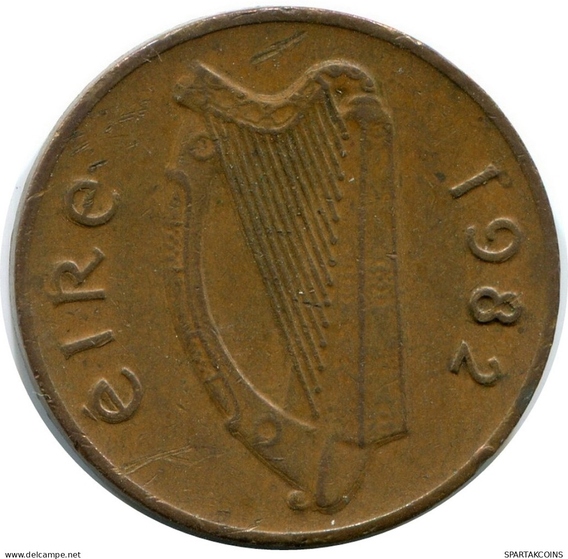 1 PENNY 1982 IRLAND IRELAND Münze #AY665.D.A - Irlanda