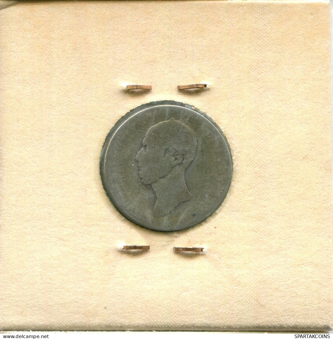 25 CENTS 1849 NIEDERLANDE NETHERLANDS SILBER Münze #AU296.D.A - Monete D'Oro E D'Argento