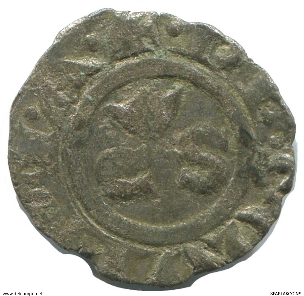CRUSADER CROSS Authentic Original MEDIEVAL EUROPEAN Coin 0.8g/18mm #AC246.8.U.A - Andere - Europa