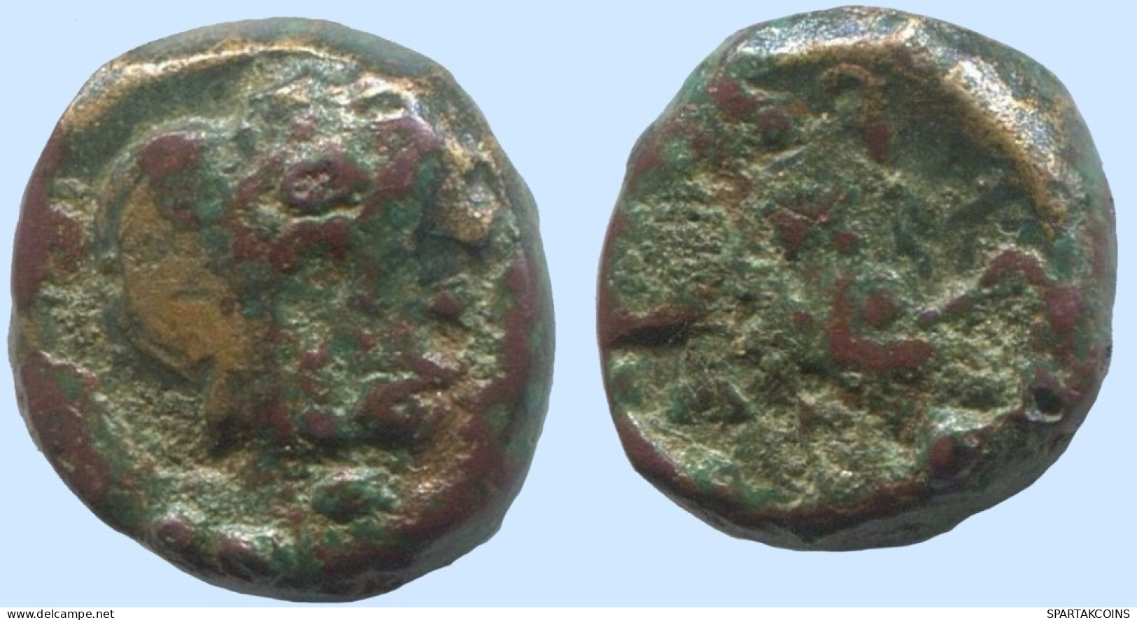Ancient Authentic Original GREEK Coin 1.2g/10mm #ANT1673.10.U.A - Griekenland