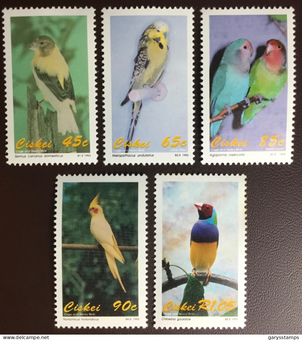 Ciskei 1993 Cage Birds MNH - Otros & Sin Clasificación