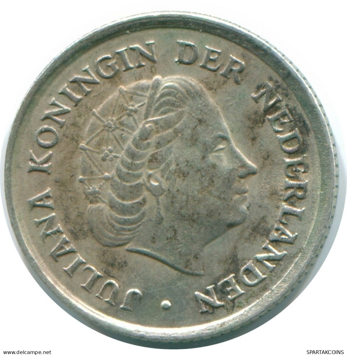 1/10 GULDEN 1966 ANTILLAS NEERLANDESAS PLATA Colonial Moneda #NL12803.3.E.A - Niederländische Antillen