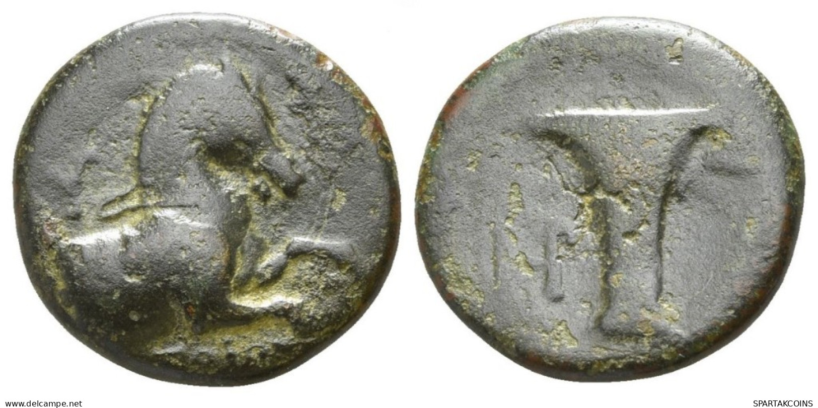 AEOLIS KYME HORSE FOREPART GREC ANCIEN Pièce 3.43g/15mm #ANT1001.17.F.A - Griechische Münzen