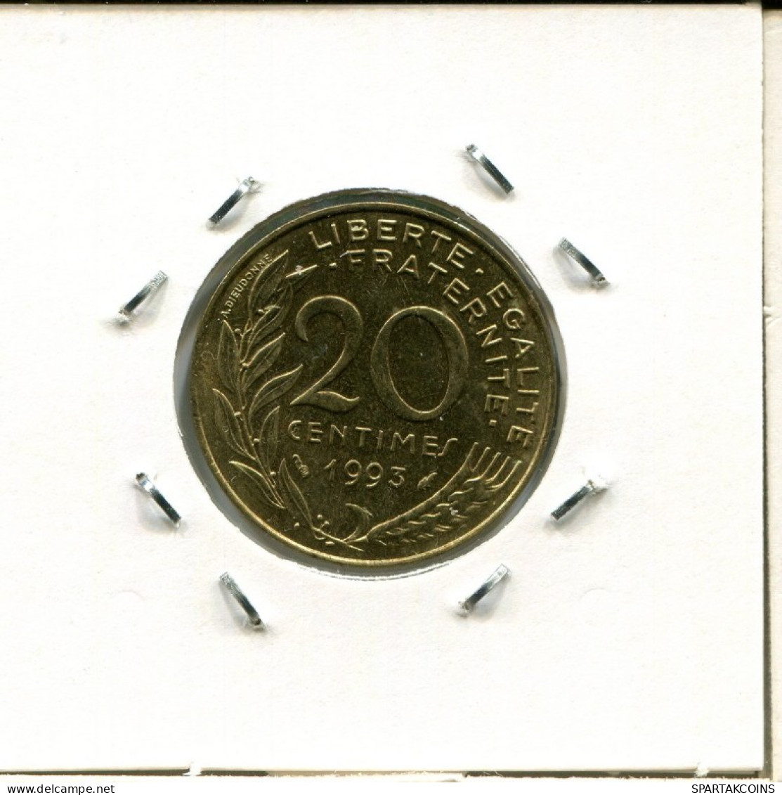 20 CENTIMES 1993 FRANCE Pièce Française #AN906.F.A - 20 Centimes