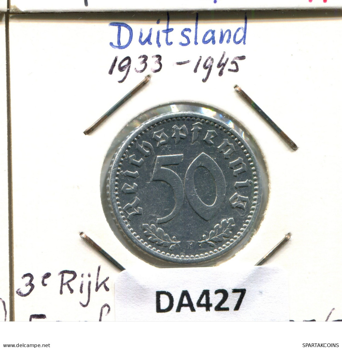 50 REICHSPFENNIG 1935 F ALEMANIA Moneda GERMANY #DA427.2.E.A - 50 Reichspfennig