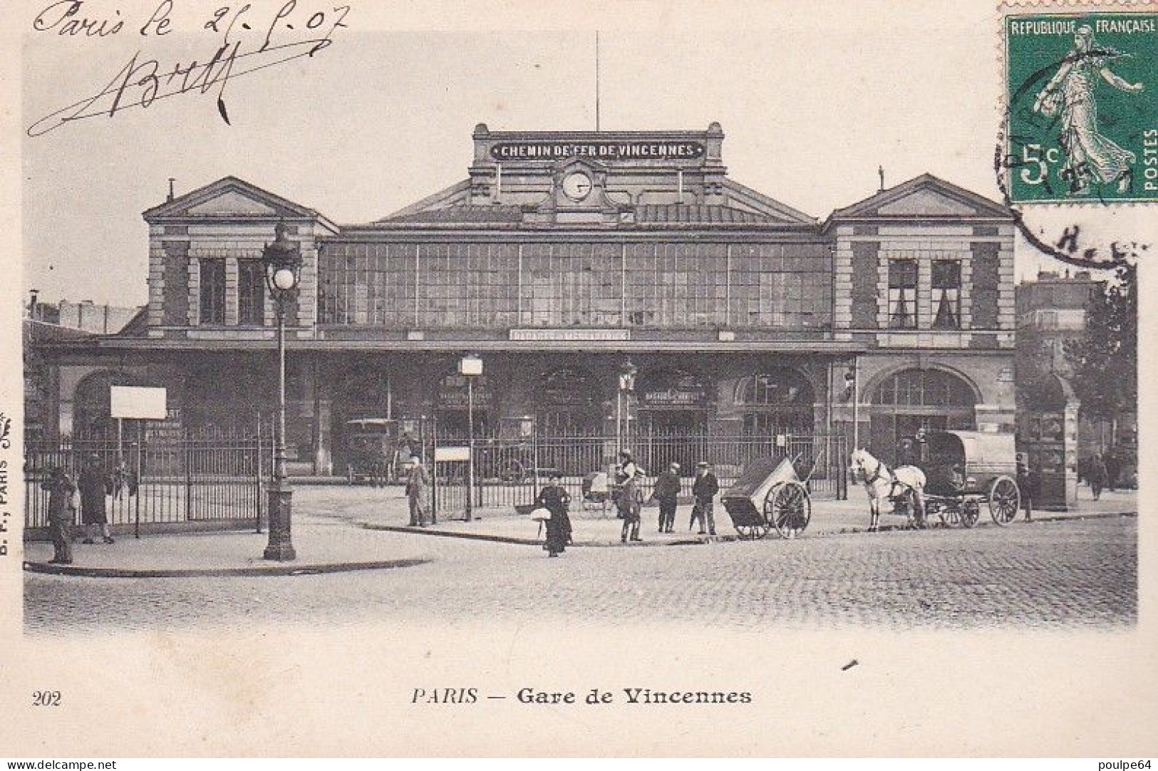 La Gare De La Bastille - Vincennes : Vue Extérieure - (12-ème Arrondissement) - Pariser Métro, Bahnhöfe