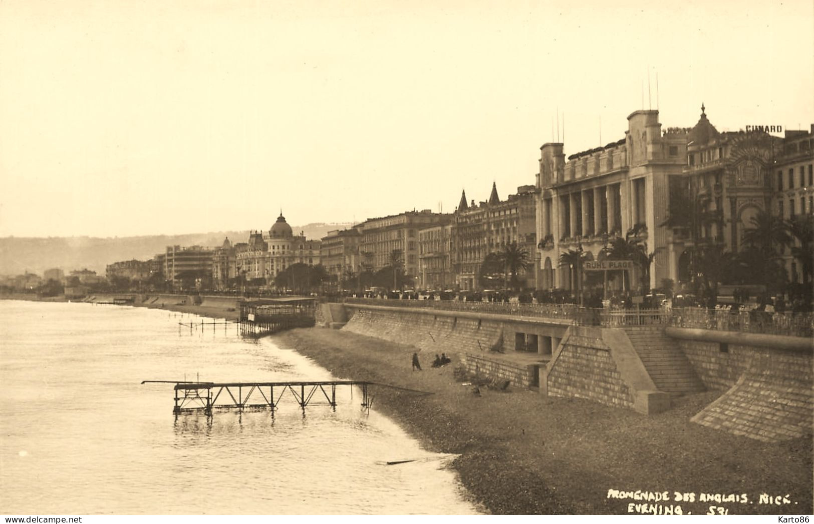 Nice * Carte Photo * RUHL PLAGE Promenade Des Anglais - Autres & Non Classés