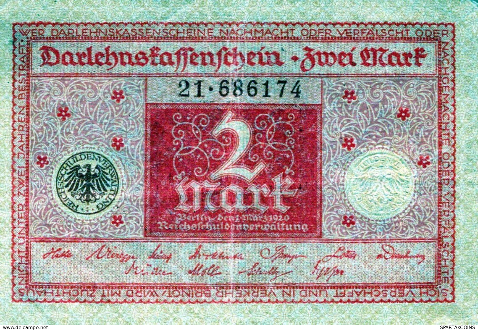 1 MARK 1920 Stadt BERLIN DEUTSCHLAND Papiergeld Banknote #PL183 - [11] Emissioni Locali