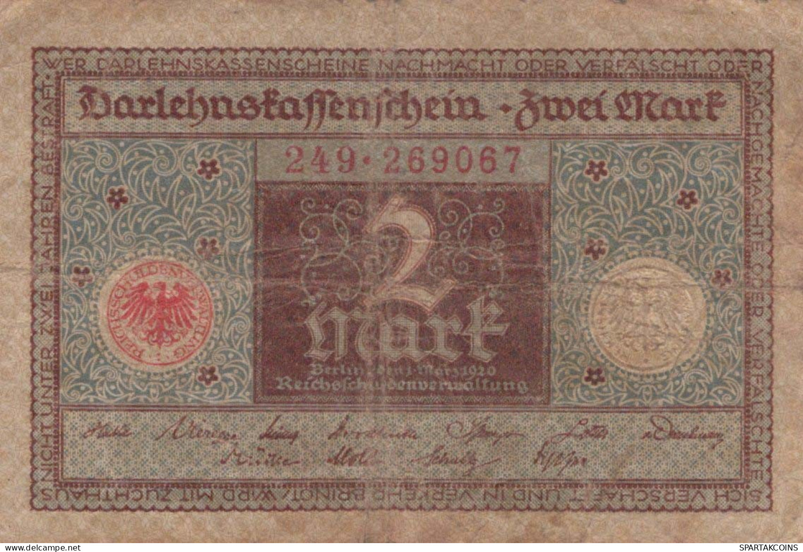 1 MARK 1920 Stadt BERLIN DEUTSCHLAND Papiergeld Banknote #PL186 - [11] Emissioni Locali