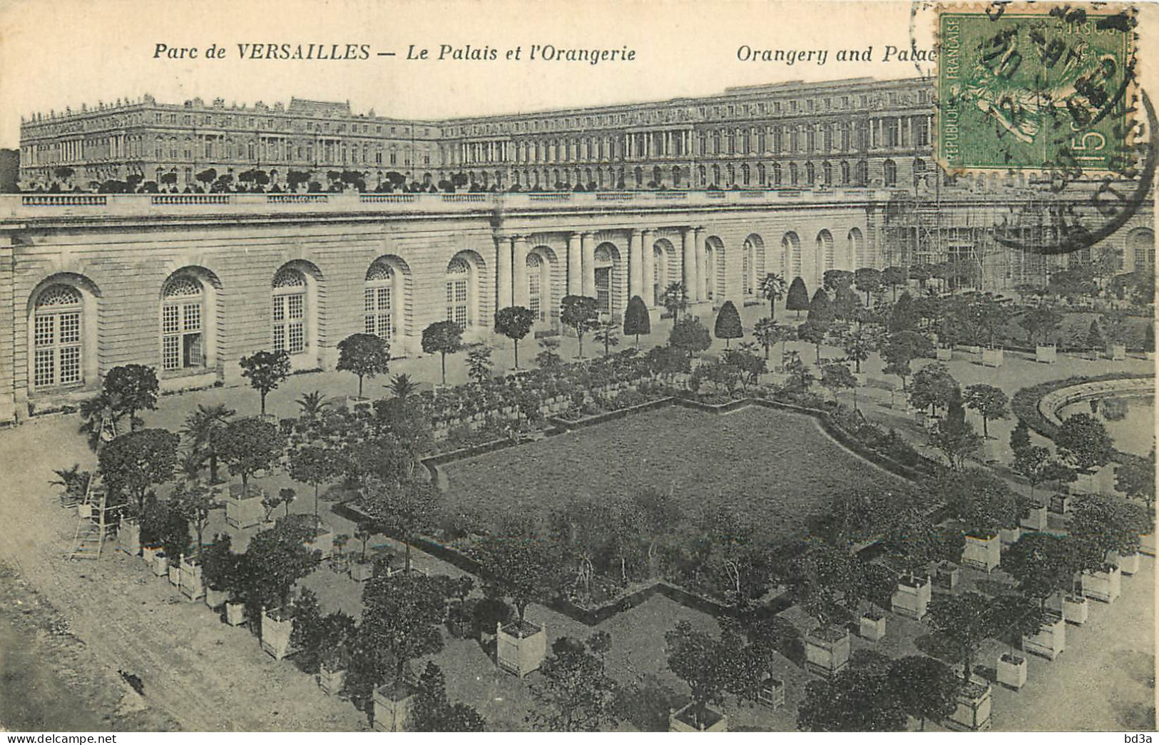 78 - VERSAILLES - LE PALAIS ET L'ORANGERIE  - Versailles (Château)