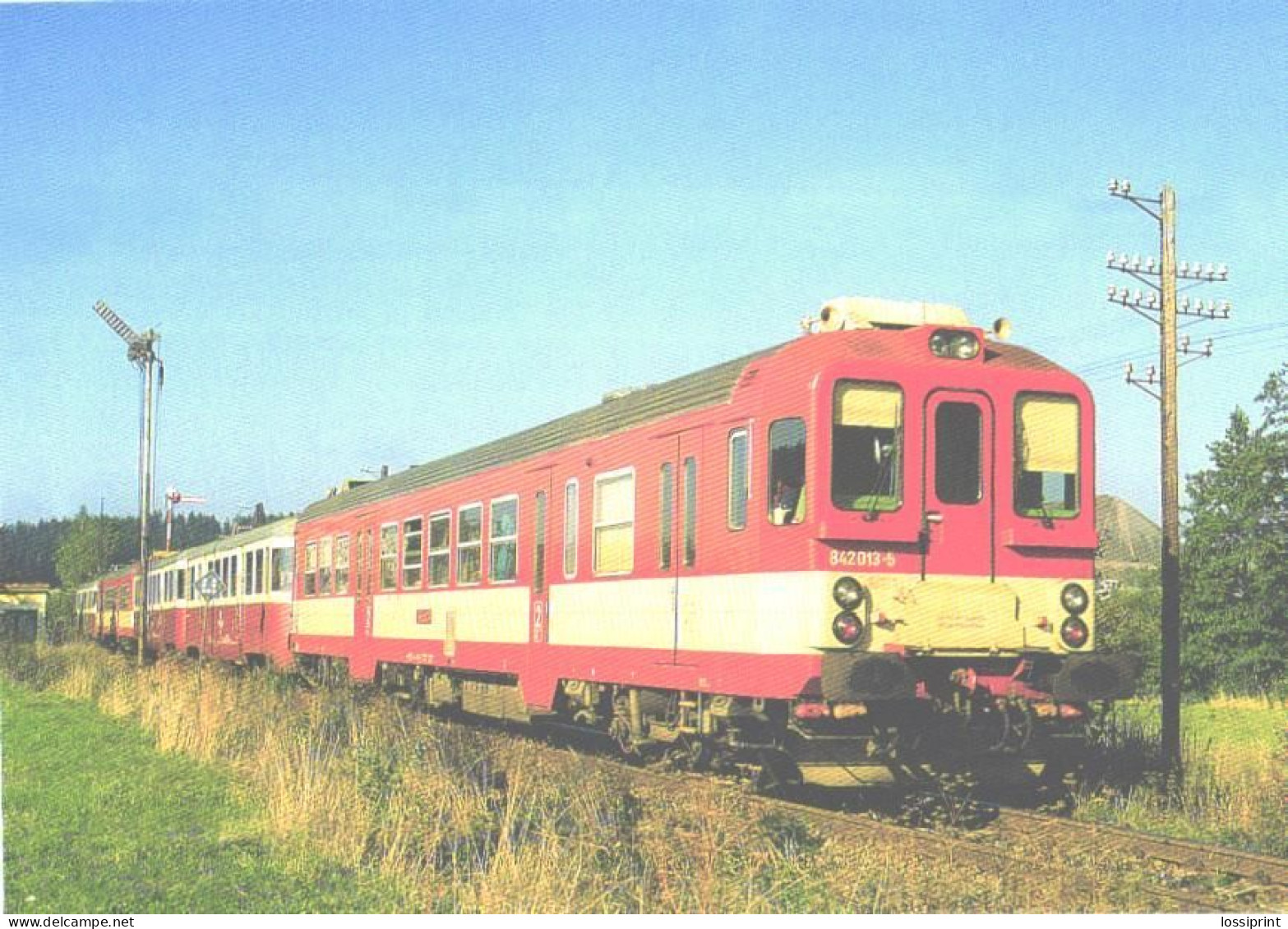 Train, Railway, Train With Rail Car 842 014-3 - Eisenbahnen