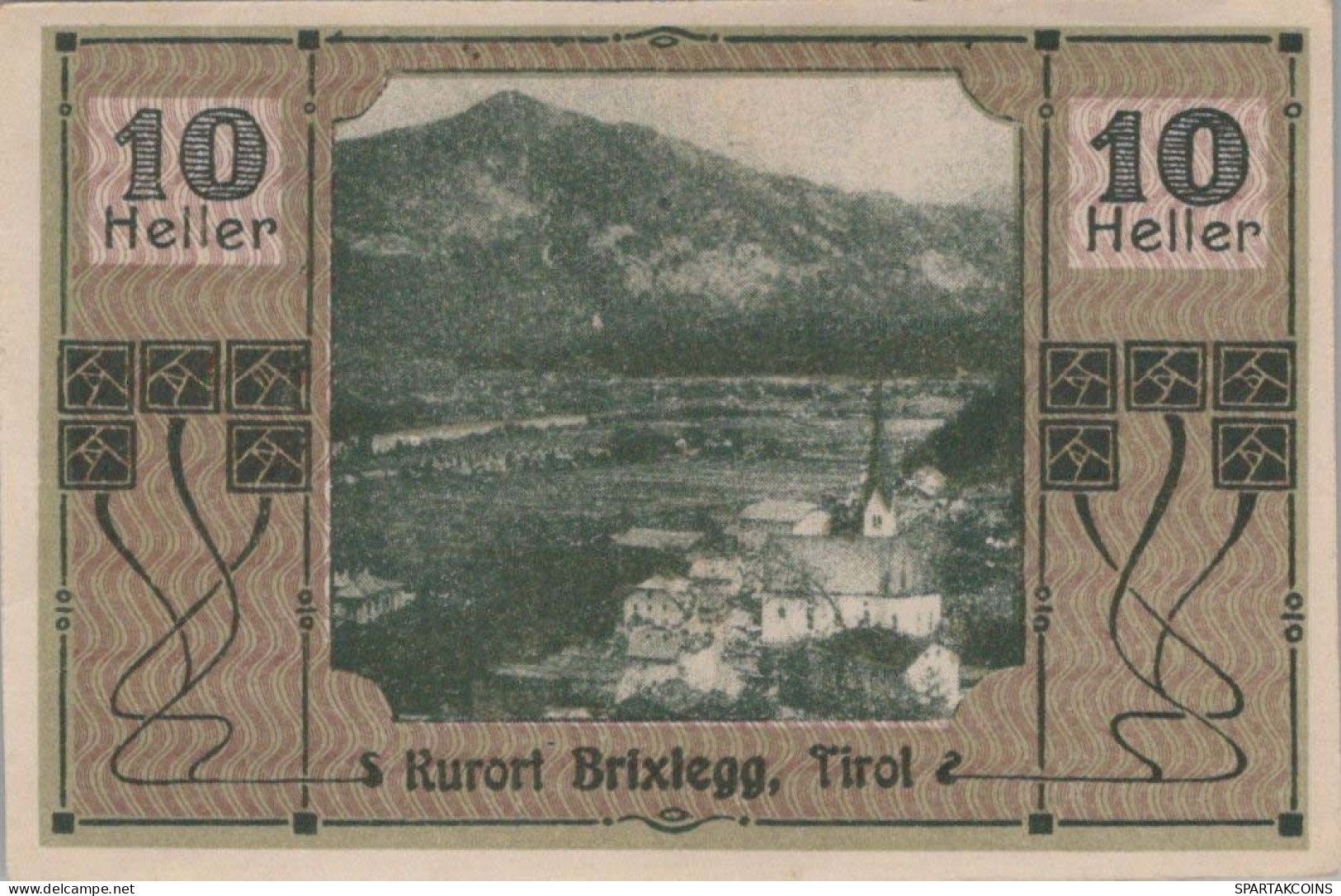 10 HELLER 1920 Stadt BRIXLEGG Tyrol Österreich Notgeld Banknote #PF165 - [11] Local Banknote Issues