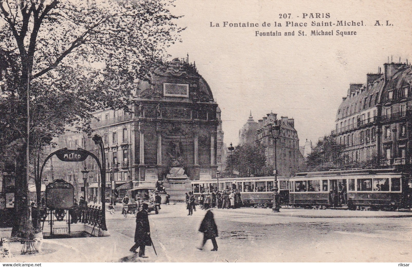 PARIS(5 Em ARRONDISSEMENT) METRO SAINT MICHEL(TRAMWAY) - Arrondissement: 05