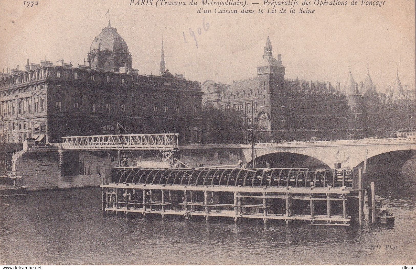 PARIS(5 Em ARRONDISSEMENT) METRO SAINT MICHEL(TRAVAUX) - Arrondissement: 05