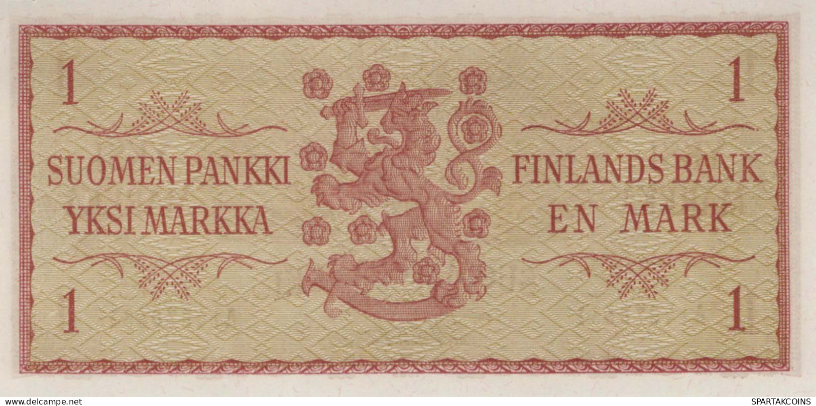 1 MARK 1963 FINLAND Papiergeld Banknote #PJ576 - [11] Emissions Locales