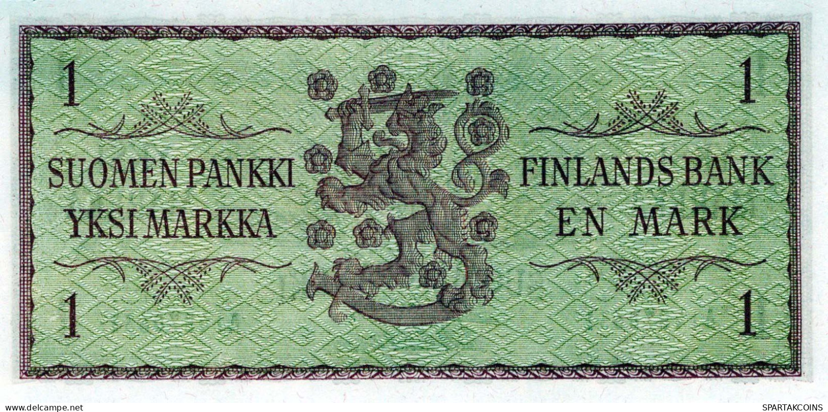 1 MARK 1963 FINLAND Papiergeld Banknote #PJ576 - [11] Local Banknote Issues