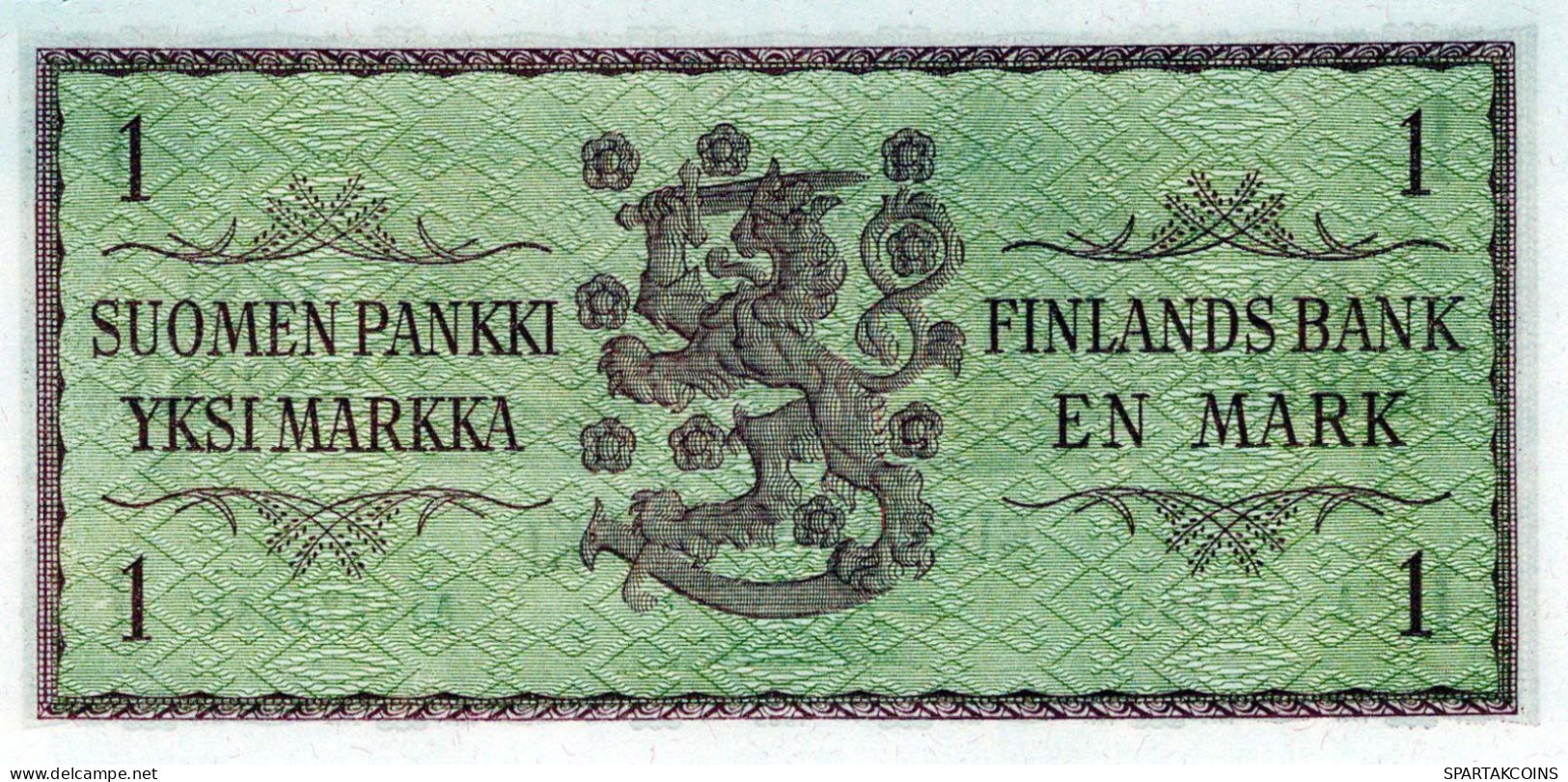 1 MARK 1963 FINLAND Papiergeld Banknote #PJ576 - [11] Emissions Locales