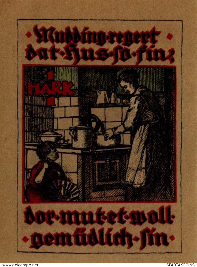 1 MARK 1922 Stadt PRIES-FRIEDRICHSORT Schleswig-Holstein UNC DEUTSCHLAND #PB736 - [11] Local Banknote Issues