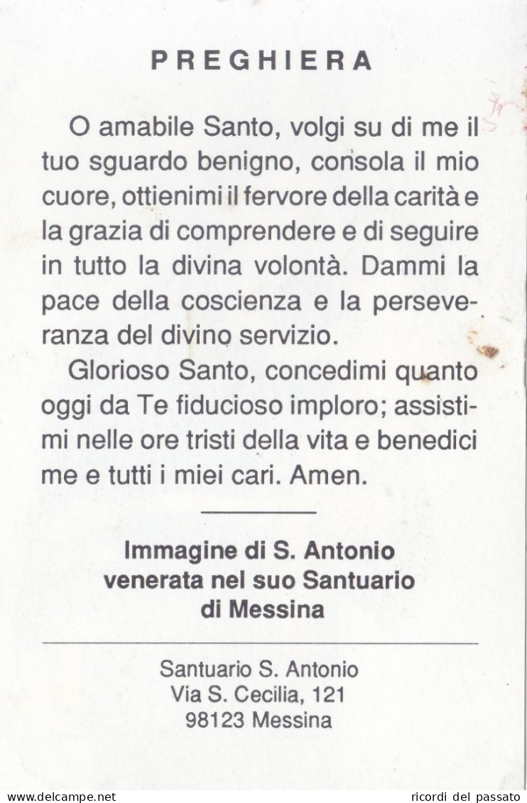 Santino S.antonio Da Padova - Andachtsbilder