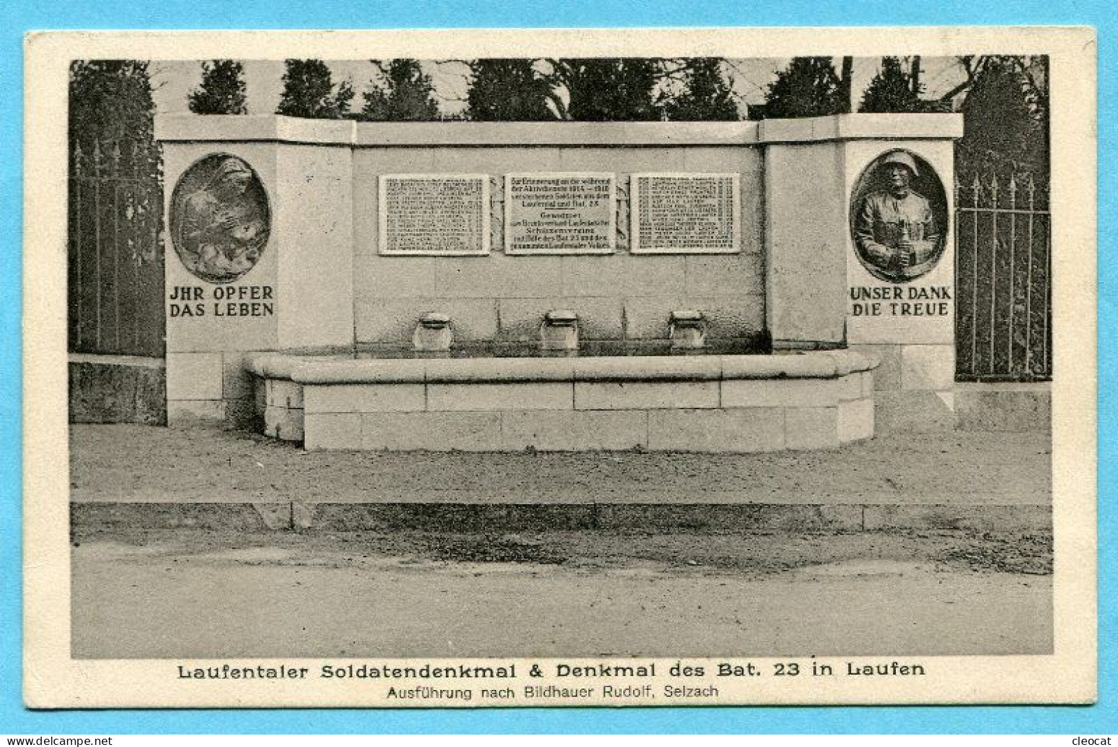 Offizielle Karte Mit Vignette Flugpost Laufen-Zürich 1924 - Erst- U. Sonderflugbriefe