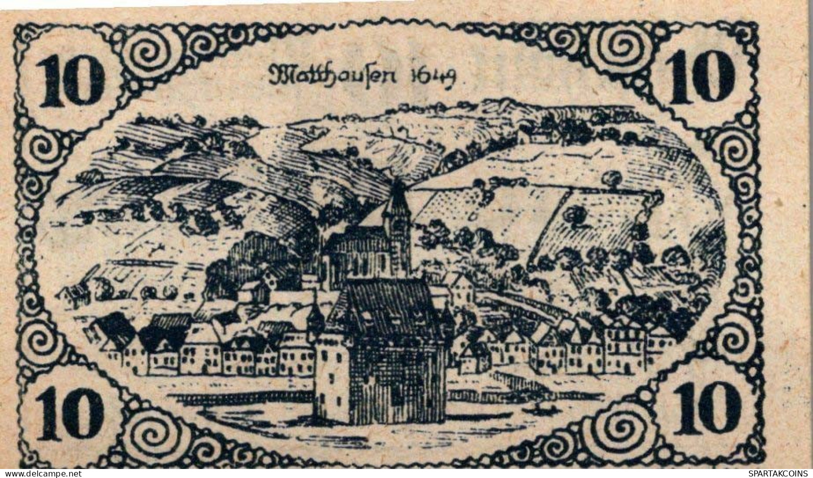 10 HELLER 1920 Stadt MAUTHAUSEN Oberösterreich Österreich Notgeld Papiergeld Banknote #PG649 - [11] Emissions Locales