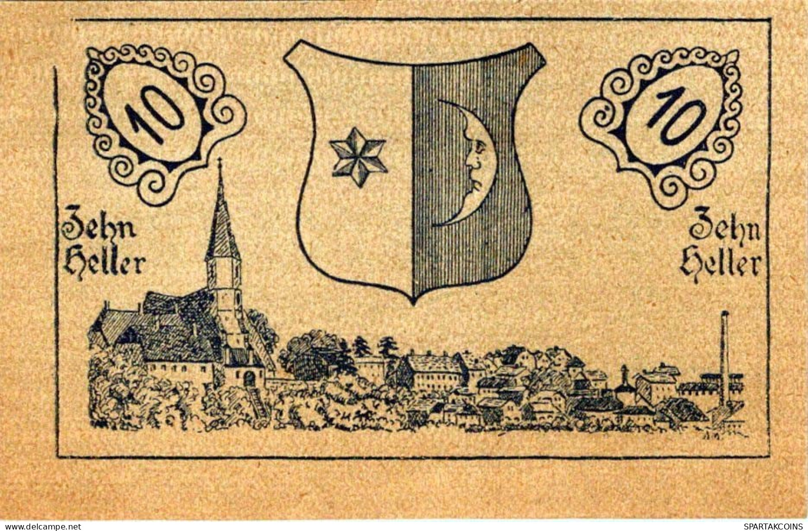 10 HELLER 1920 Stadt MATTIGHOFEN Oberösterreich Österreich Notgeld #PI316 - Lokale Ausgaben