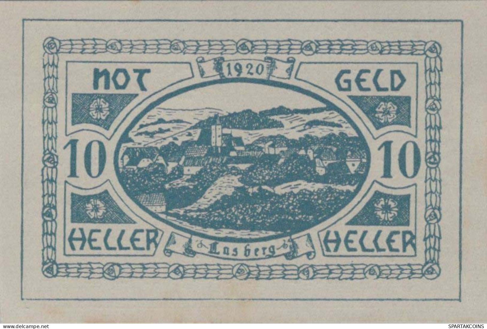 10 HELLER 1920 Stadt LASBERG Oberösterreich Österreich UNC Österreich Notgeld #PH386 - Lokale Ausgaben