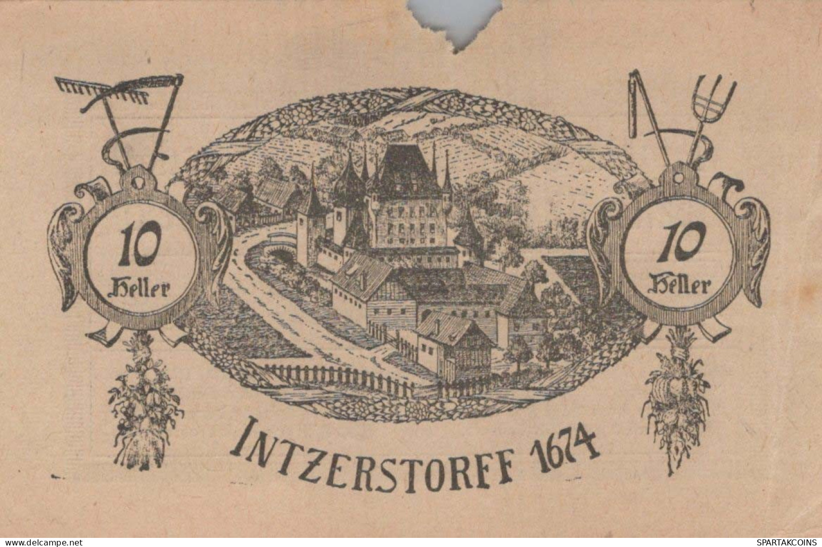 10 HELLER 1920 Stadt INZERSDORF Oberösterreich Österreich Notgeld #PI235 - [11] Local Banknote Issues