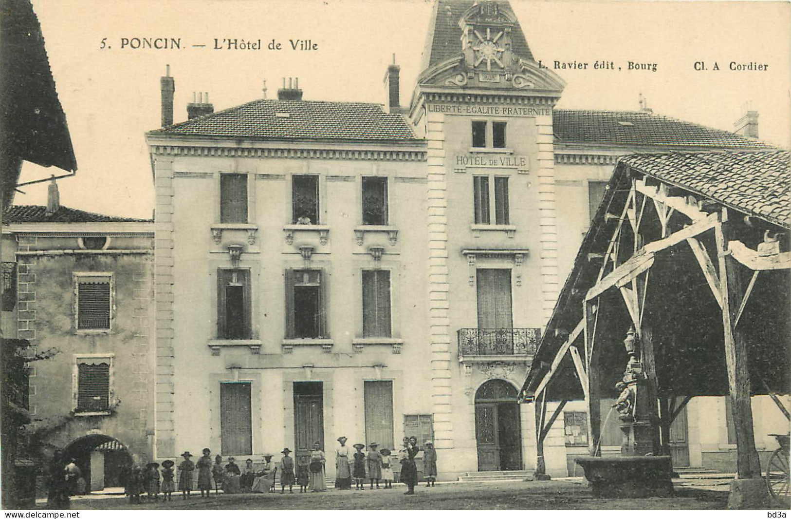 01 - PONCIN - L'HOTEL DE VILLE - Non Classificati