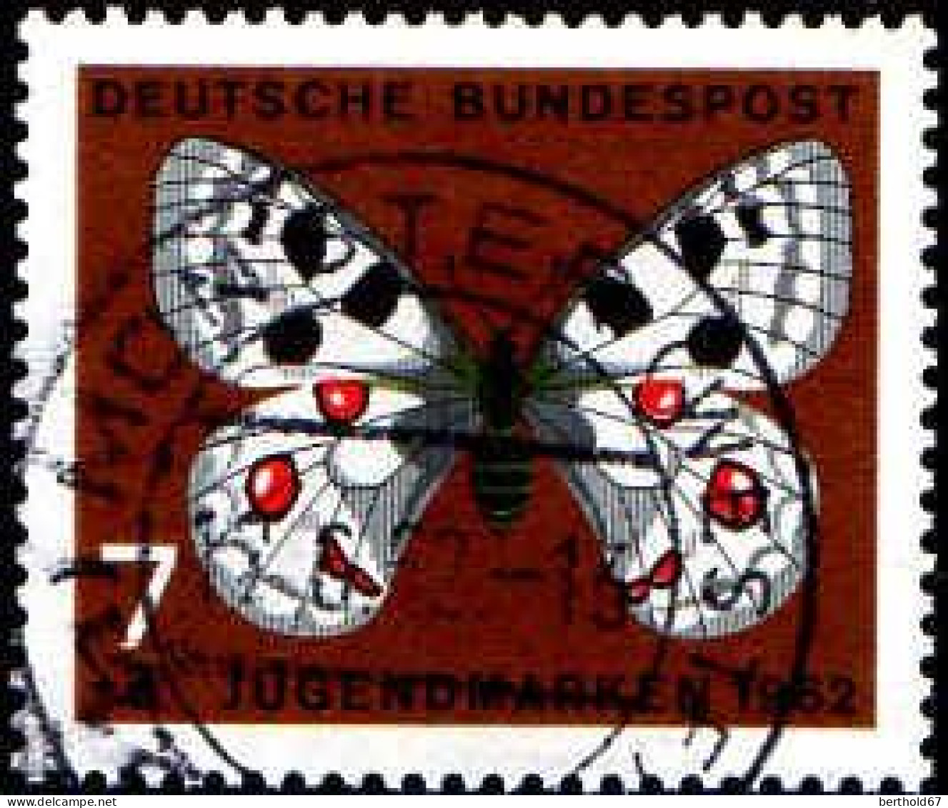 RFA Poste Obl Yv: 248/251 Papillons (TB Cachet Rond) - Used Stamps