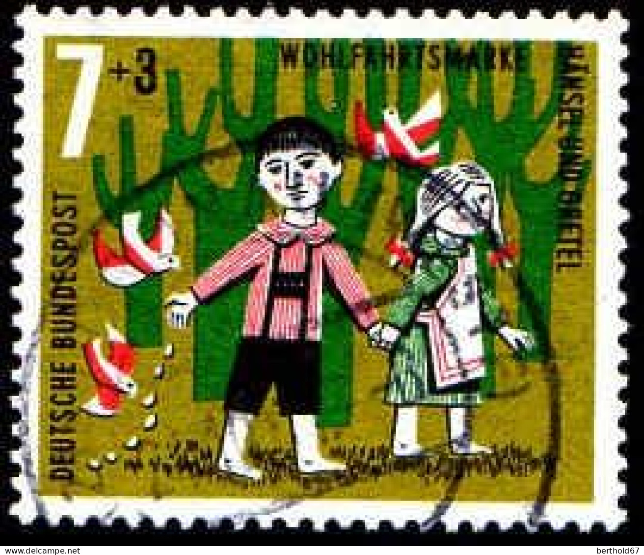 RFA Poste Obl Yv: 241/244 Au Service De L'humanité Contes Des Frères Grimm - Used Stamps