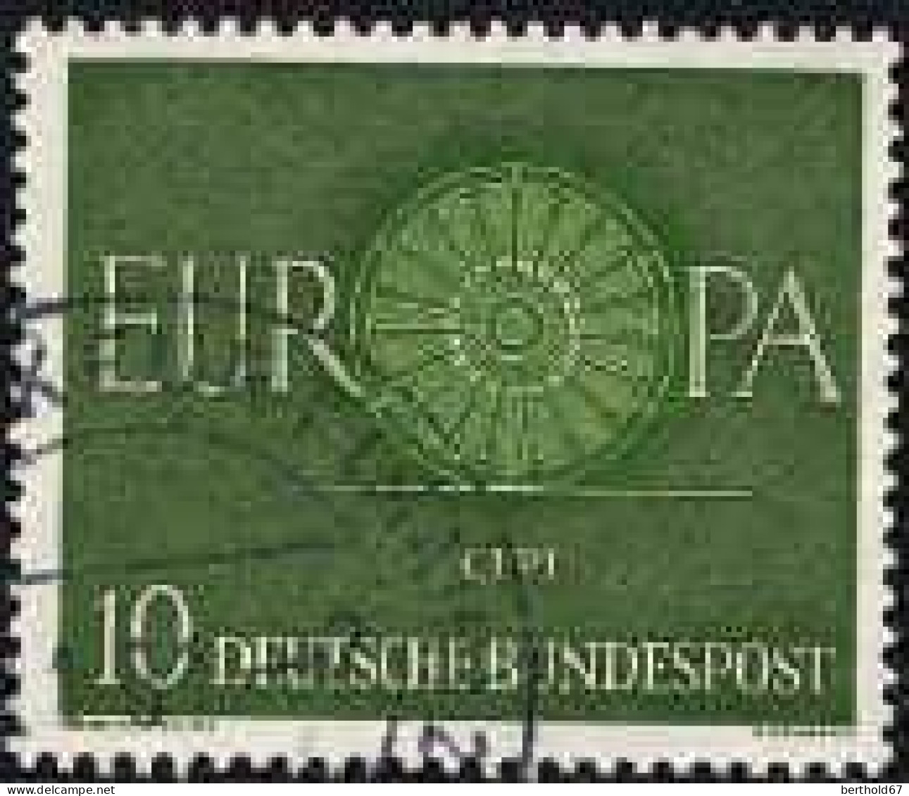 RFA Poste Obl Yv: 210/212 Europa Cept Roue (Beau Cachet Rond) - Used Stamps