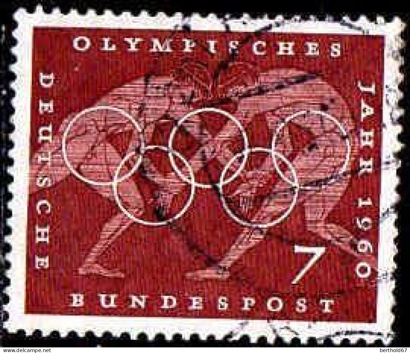 RFA Poste Obl Yv: 205/208 Jeux Olympiques D'été Rome (Beau Cachet Rond) - Gebraucht