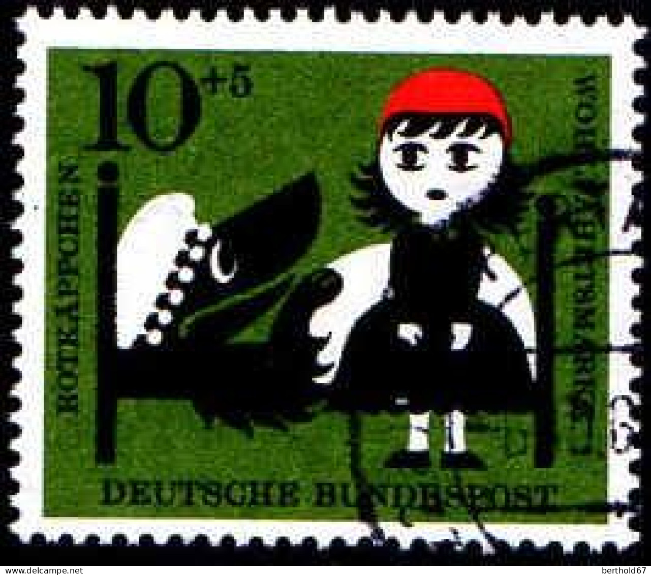 RFA Poste Obl Yv: 213/216 Contes Des Frères Grimm Rotkäppchen (cachet Rond) - Usati