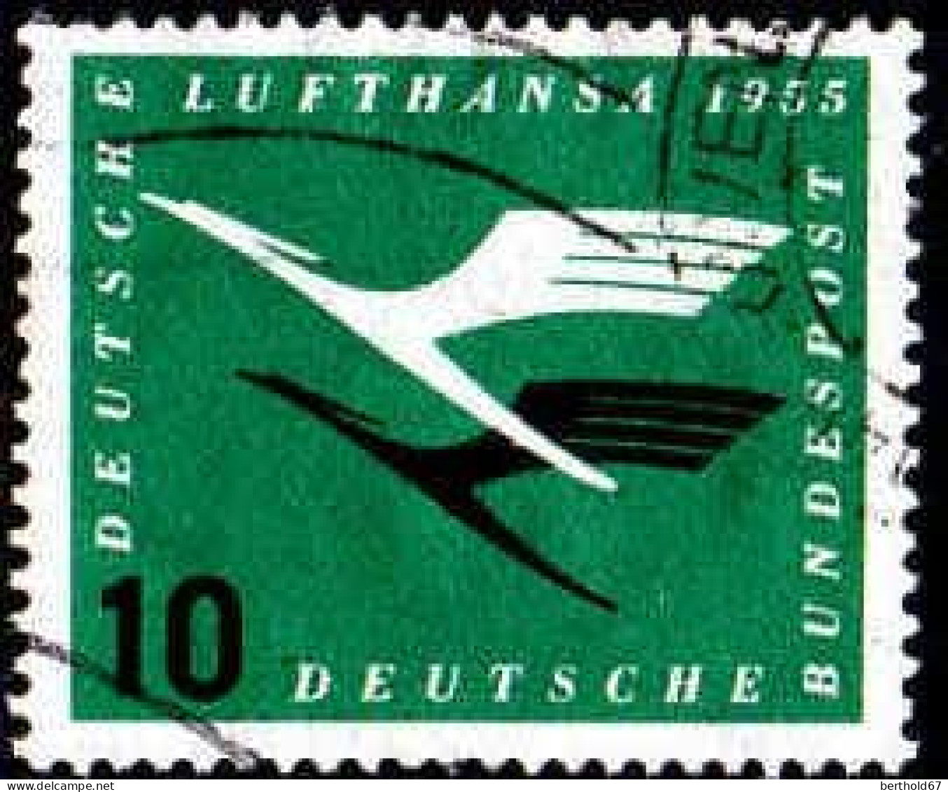 RFA Poste Obl Yv:  81/84 Réouverture De La Lufthansa - Oblitérés