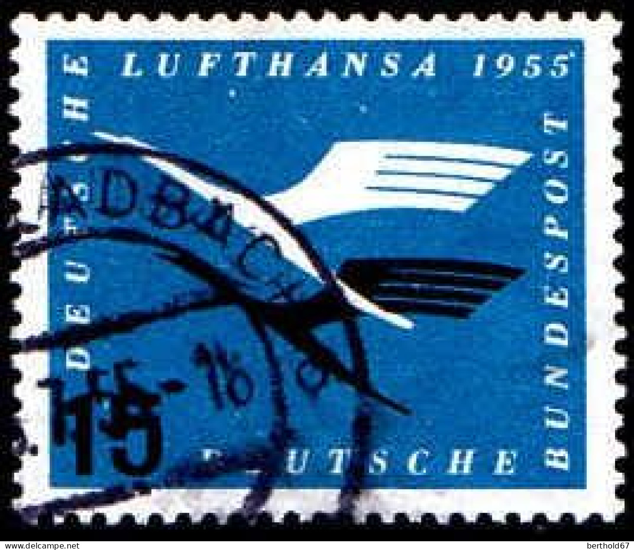 RFA Poste Obl Yv:  81/84 Réouverture De La Lufthansa - Usati