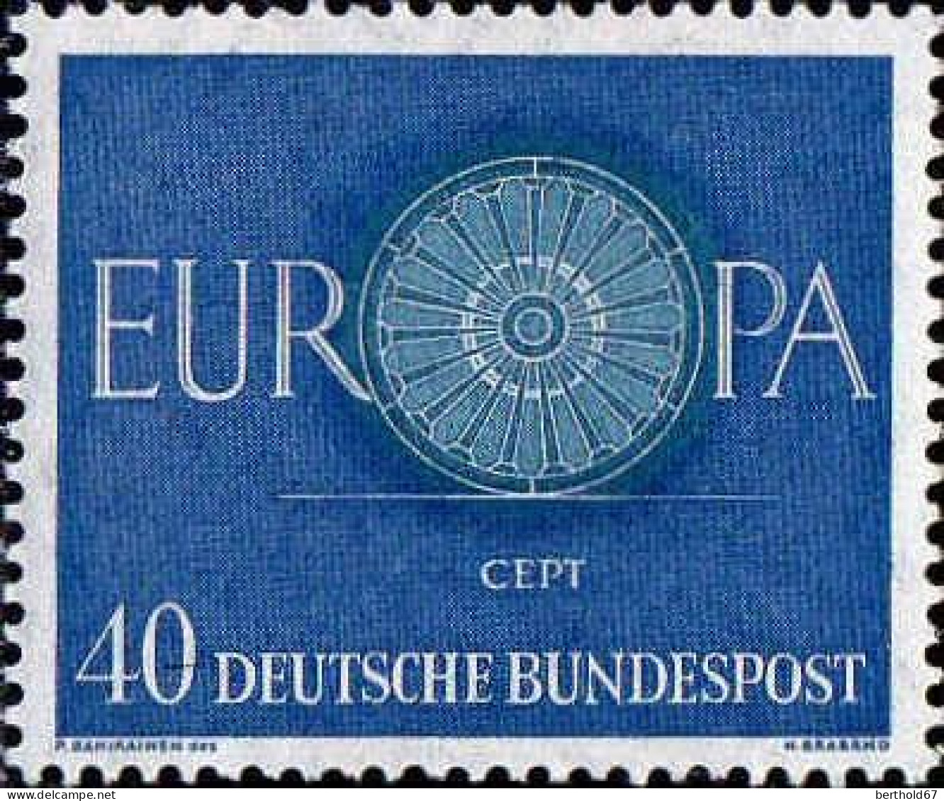 RFA Poste N** Yv: 210/212 Europa Cept Roue - Unused Stamps