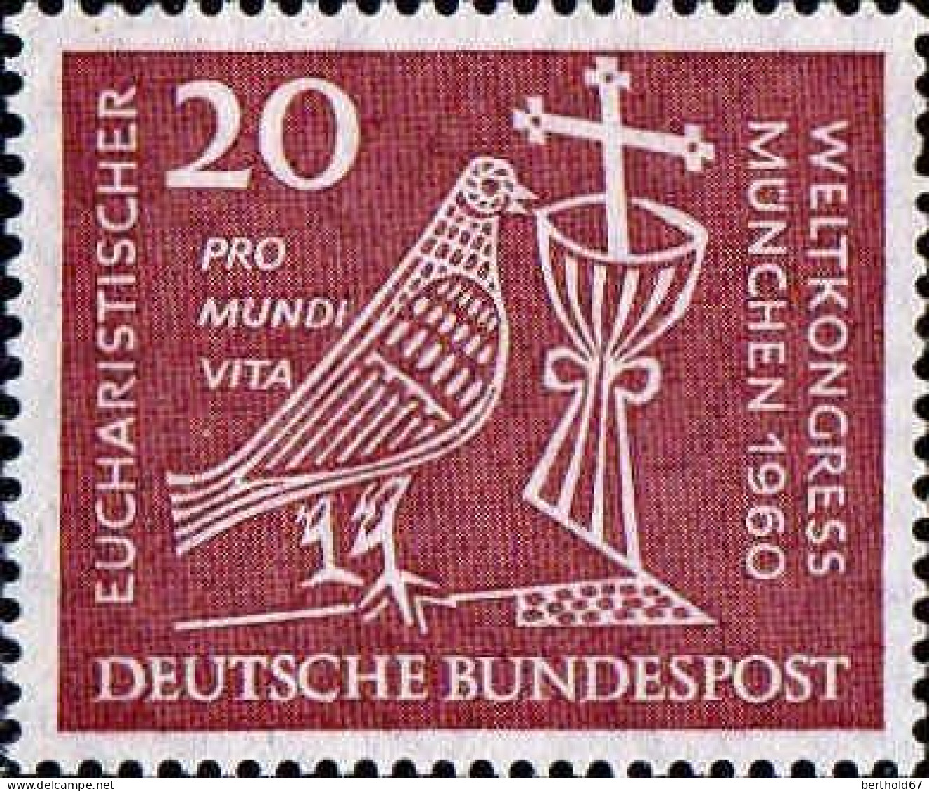 RFA Poste N** Yv: 203/204 37.Congrès Eucharistique National München - Ungebraucht