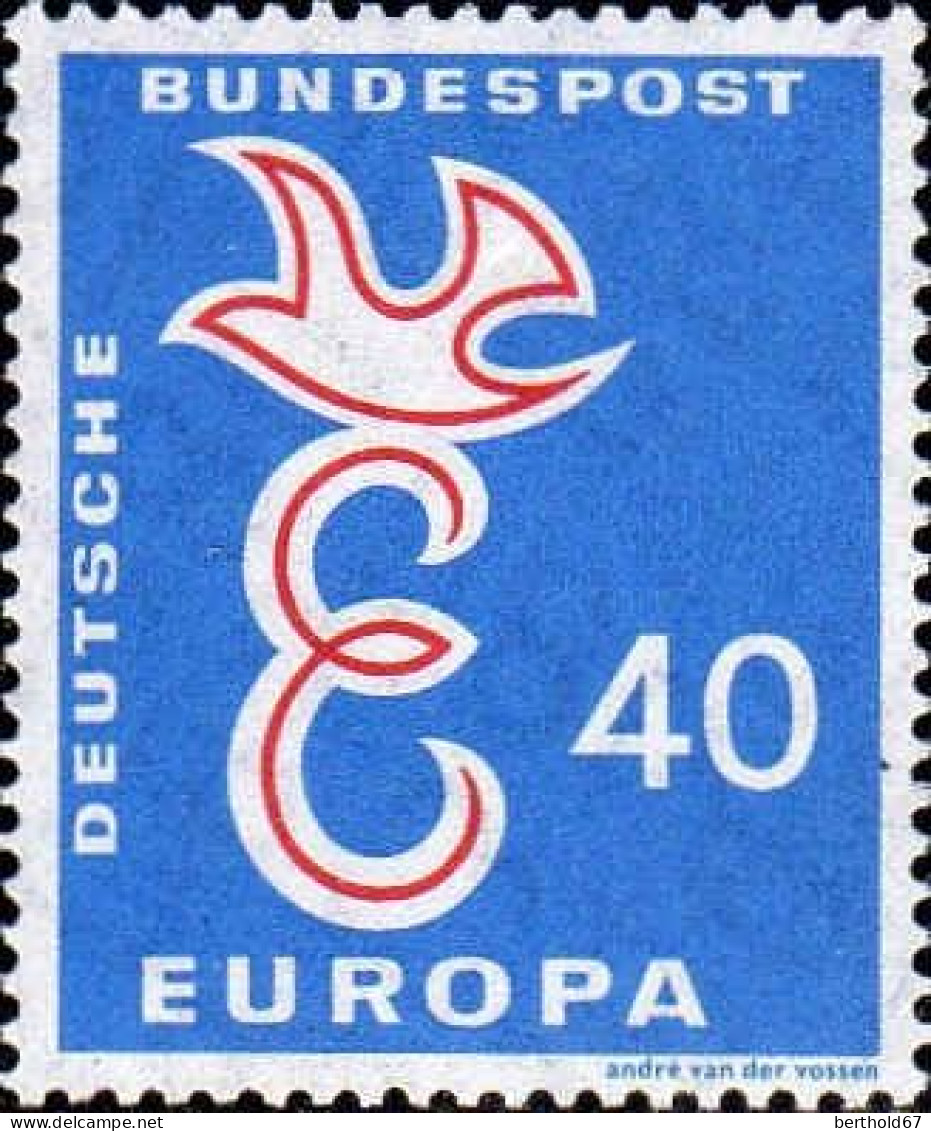 RFA Poste N** Yv: 164/165 Europa Cept E Stylisé Sous Colombe - Unused Stamps