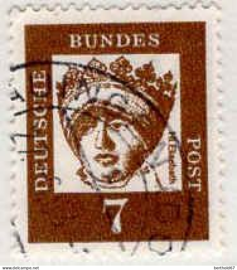 RFA Poste Obl Yv: 220/234 Allemands Célèbres Papier Fluorescent - Used Stamps