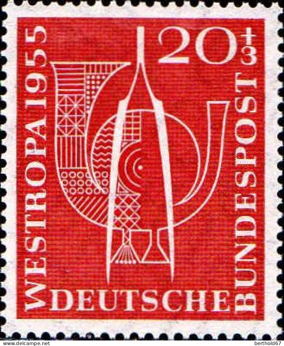 RFA Poste N** Yv:  93/94 Exposition Philatélique Düsseldorf Westropa - Unused Stamps