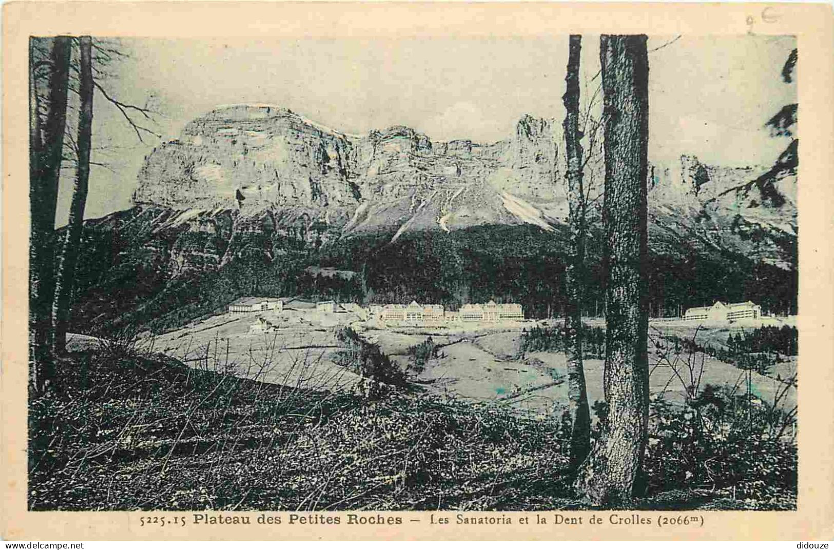 38 - Isère - Plateau Des Petites Roches - Les Sanatoria Et La Dent De Crolles - CPA - Voir Scans Recto-Verso - Other & Unclassified