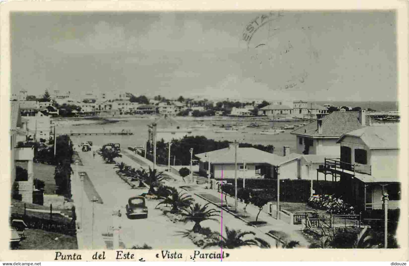 Uruguay - Punta El Este - Vista Parcial - Automobiles - Correspondance - CPA - Voyagée En 1948 - Voir Timbre - Voir Scan - Uruguay