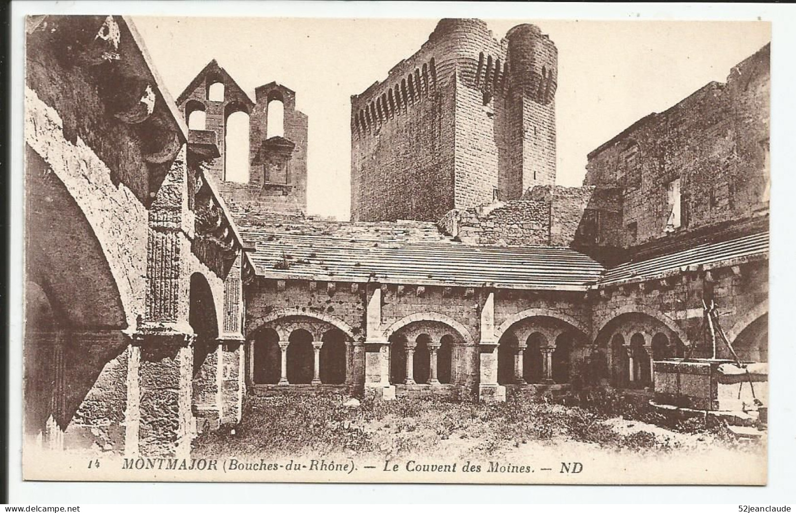 Montmajor Le Couvent Des Moines Le Puits   1915-20    N° 14 - Autres & Non Classés