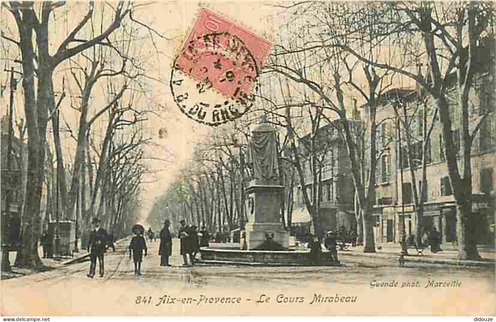 13 - Aix En Provence - Le Cours Mirabeau - Animée - CPA - Voir Scans Recto-Verso - Aix En Provence